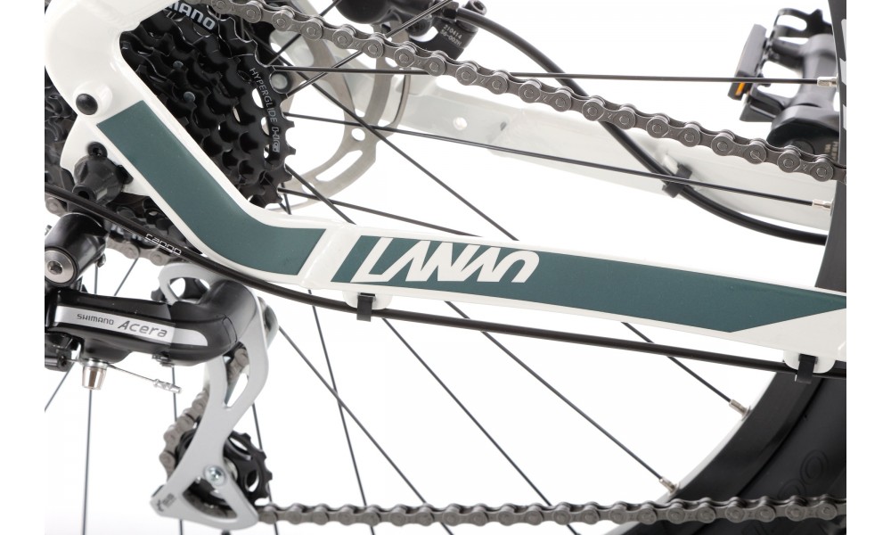 Rower górski Ghost Lanao 27,5 Essential  - biały-zielony