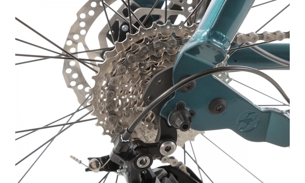 Rower crossowy Ghost Square Cross Base Lady W  - zielony-niebieski