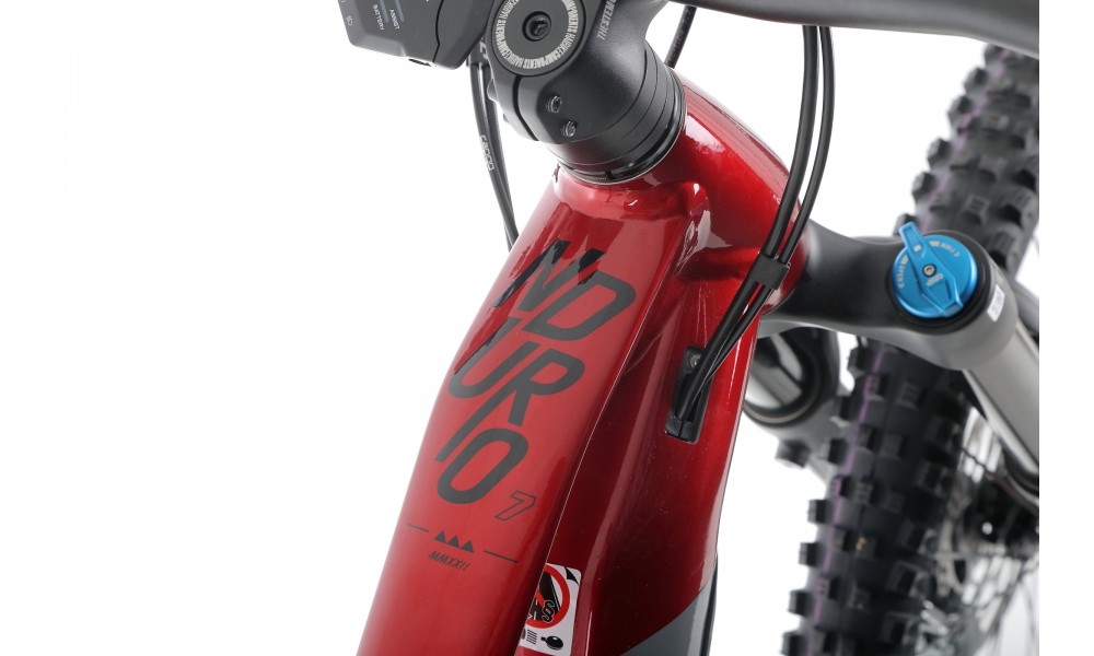 Rower górski elektryczny Haibike Nduro 7 - szary-czerwony