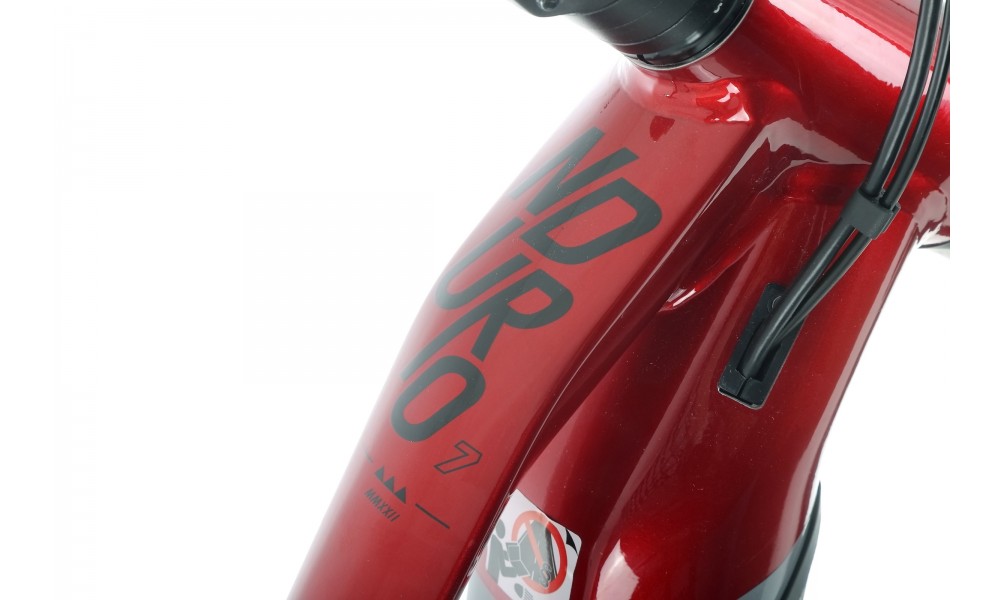 Rower górski elektryczny Haibike Nduro 7 - szary-czerwony