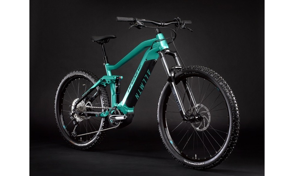 Rower górski elektryczny Haibike Allmtn 1 - zielony-czarny