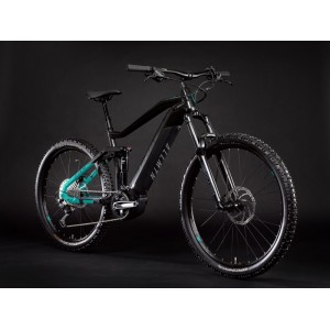 Rower górski elektryczny Haibike Allmtn 1  - czarny-turkusowy 2