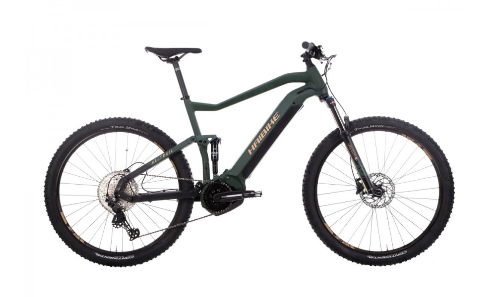 Rower górski elektryczny Haibike AllTrail 4 29 - zielony-czarny