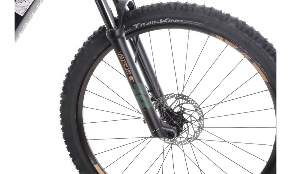 Rower górski elektryczny Haibike AllTrail 4 29 - zielony-czarny