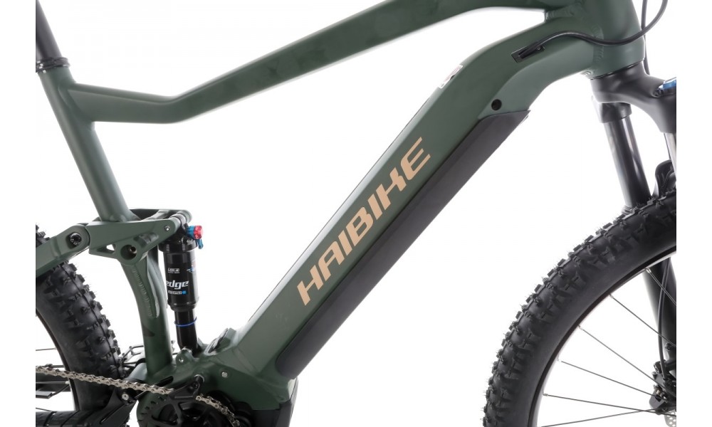 Rower górski elektryczny Haibike AllTrail 4 29 - zielony-czarny