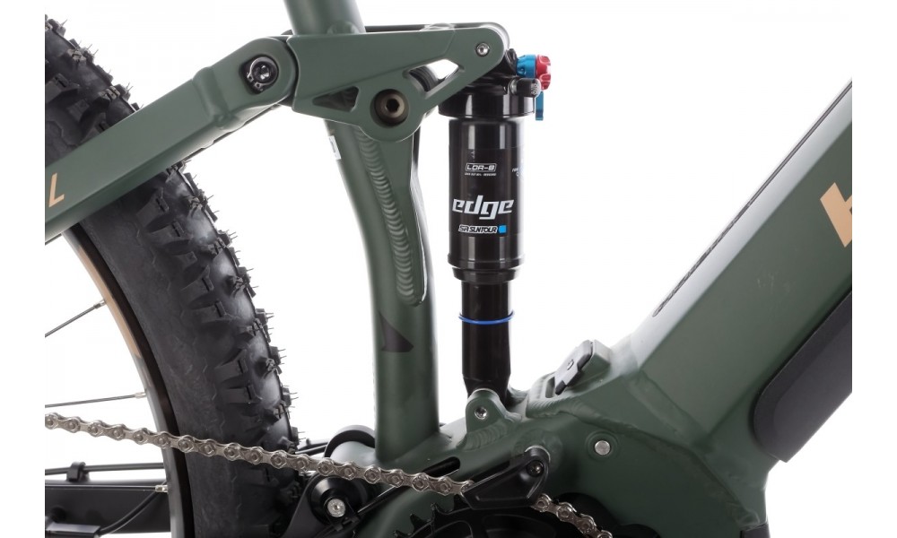 Rower górski elektryczny Haibike AllTrail 4 29 - zielony-czarny