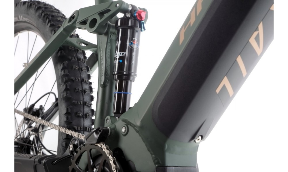 Rower górski elektryczny Haibike AllTrail 4 29 - zielony-czarny