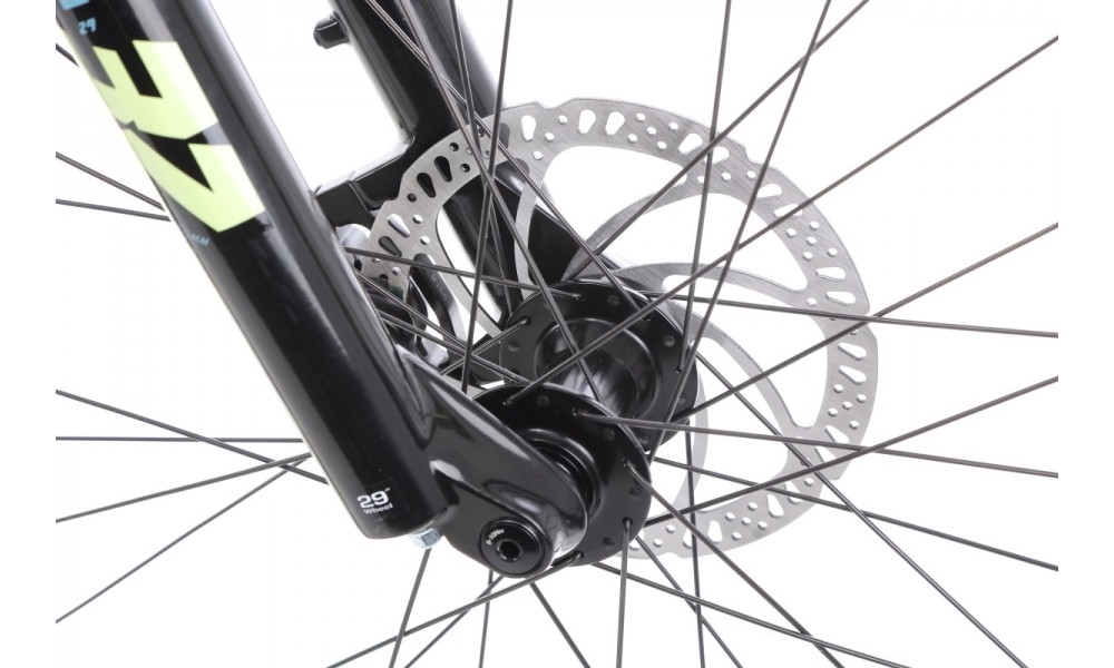 Rower górski elektryczny Haibike Hardnine 5 - niebieski-zielony