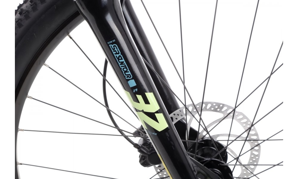 Rower górski elektryczny Haibike Hardnine 5 - niebieski-zielony