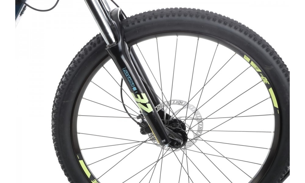 Rower górski elektryczny Haibike Hardnine 5 - niebieski-zielony