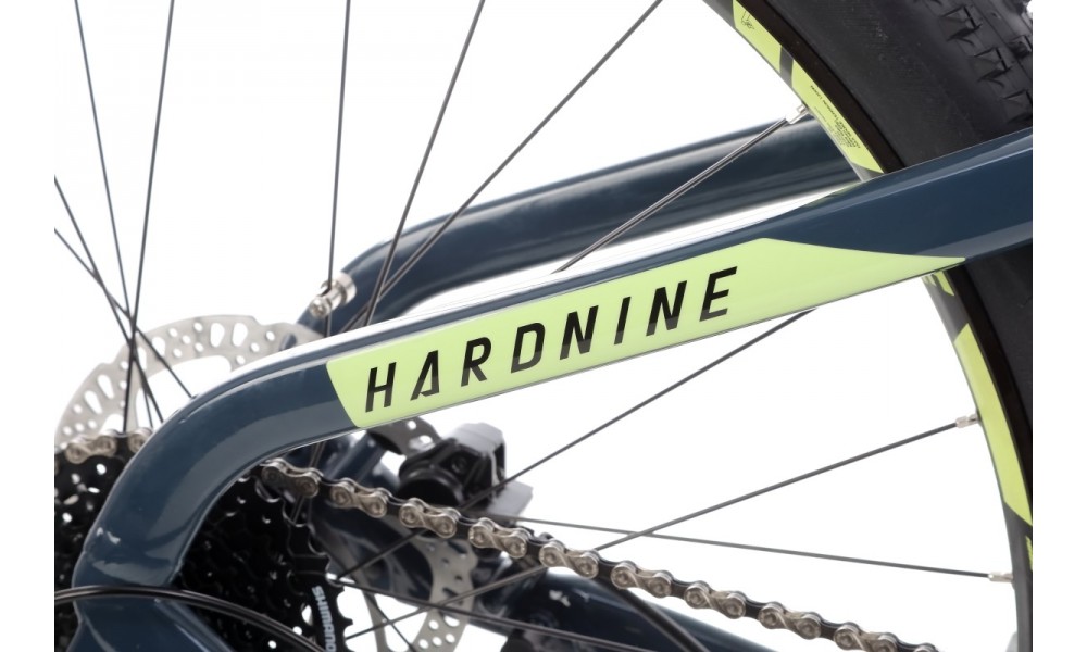 Rower górski elektryczny Haibike Hardnine 5 - niebieski-zielony