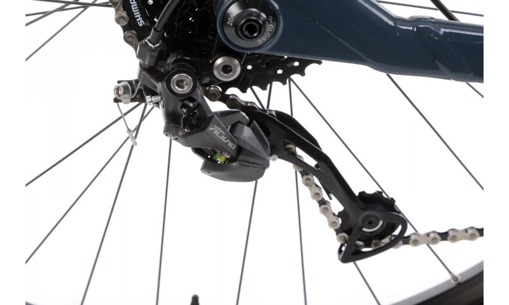 Rower górski elektryczny Haibike Hardnine 5 - niebieski-zielony