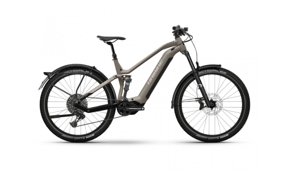 Rower górski elektryczny Haibike Adventr FS 10 - szaro-czarny