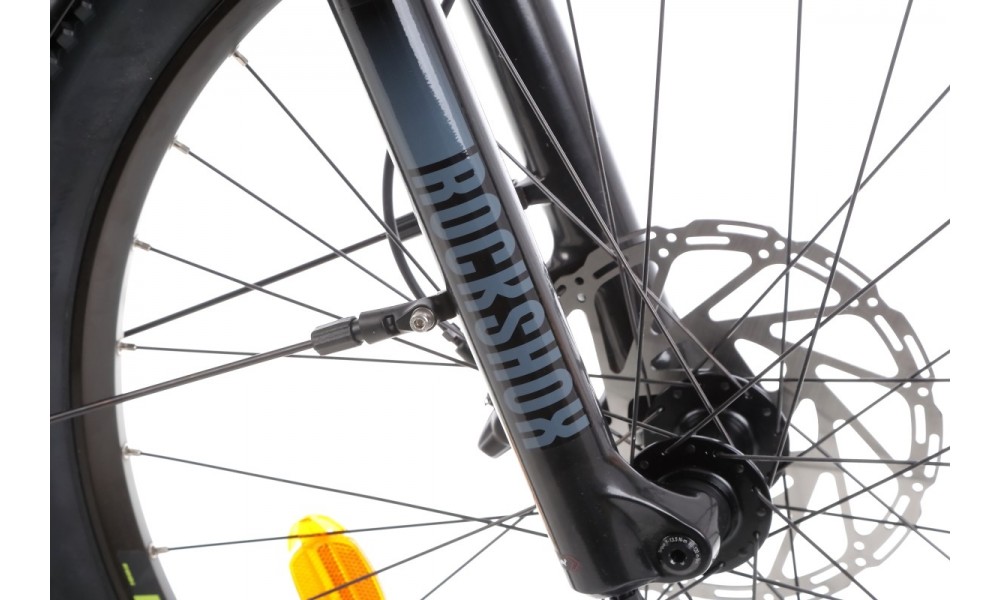 Rower trekkingowy elektryczny Haibike Adventr FS 8 - zielono-szary