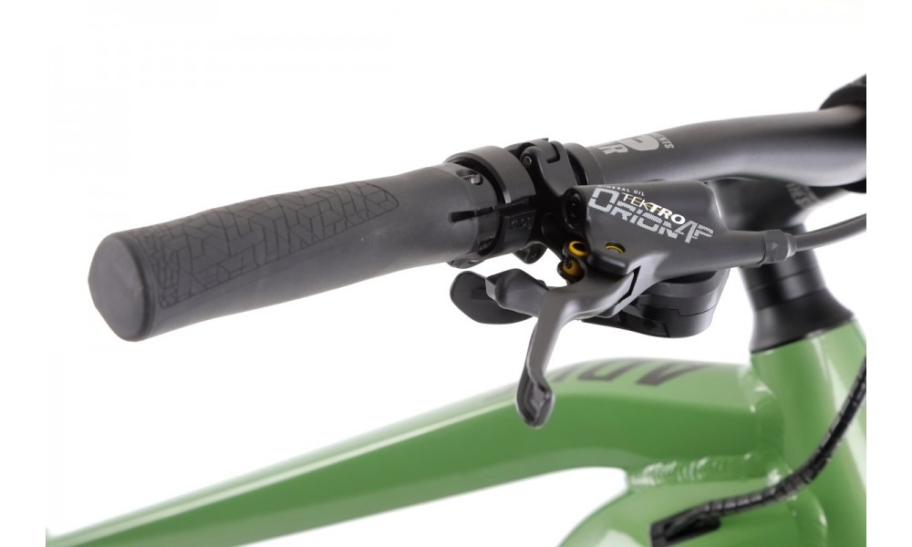 Rower trekkingowy elektryczny Haibike Adventr FS 8 - zielono-szary