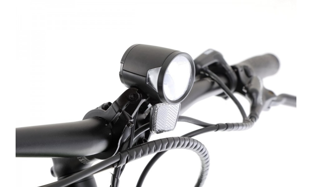 Rower trekkingowy elektryczny Haibike Adventr FS 8 - zielono-szary