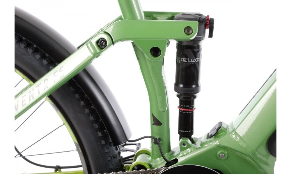 Rower trekkingowy elektryczny Haibike Adventr FS 8 - zielono-szary