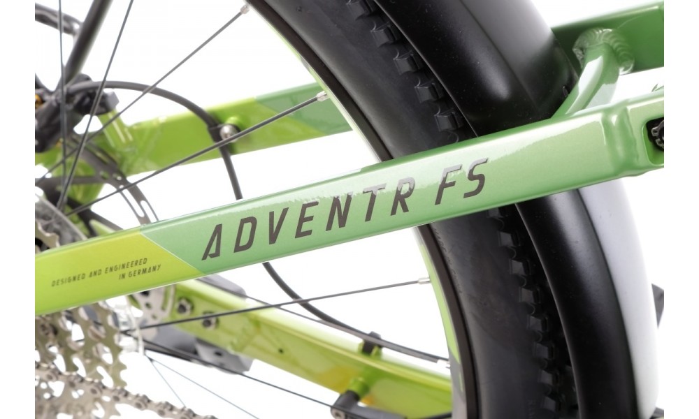 Rower trekkingowy elektryczny Haibike Adventr FS 8 - zielono-szary