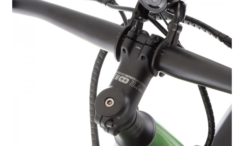 Rower trekkingowy elektryczny Haibike Adventr FS 8 - zielono-szary