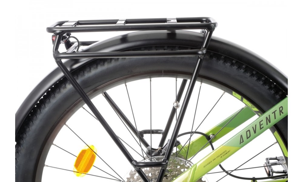 Rower trekkingowy elektryczny Haibike Adventr FS 8 - zielono-szary