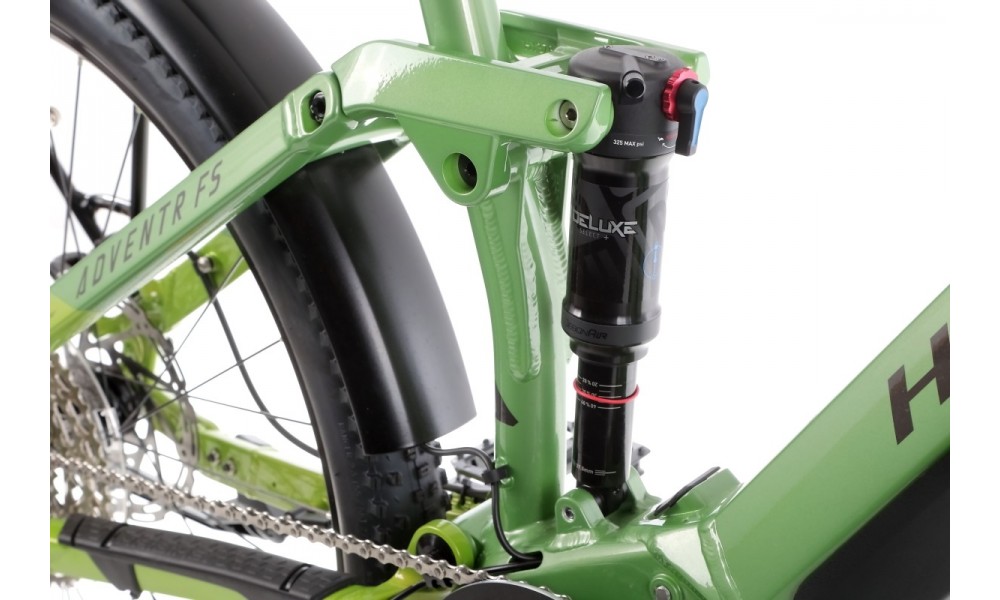 Rower trekkingowy elektryczny Haibike Adventr FS 8 - zielono-szary