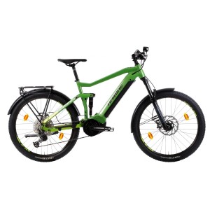 Rower trekkingowy elektryczny Haibike Adventr FS 8 - zielono-szary 1