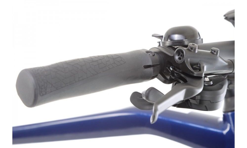 Rower trekkingowy elektryczny Haibike Trekking 7 High - granatowo-kremowy