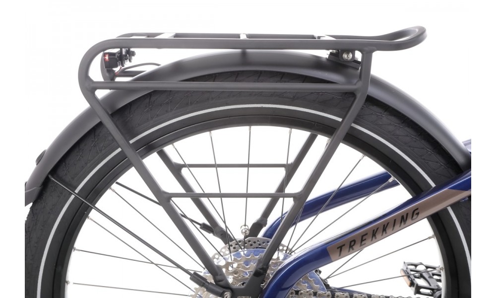 Rower trekkingowy elektryczny Haibike Trekking 7 High - granatowo-kremowy