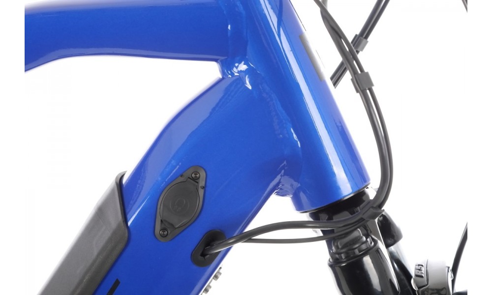 Rower trekkingowy elektryczny Haibike Trekking 4 High - granatowy-czarny