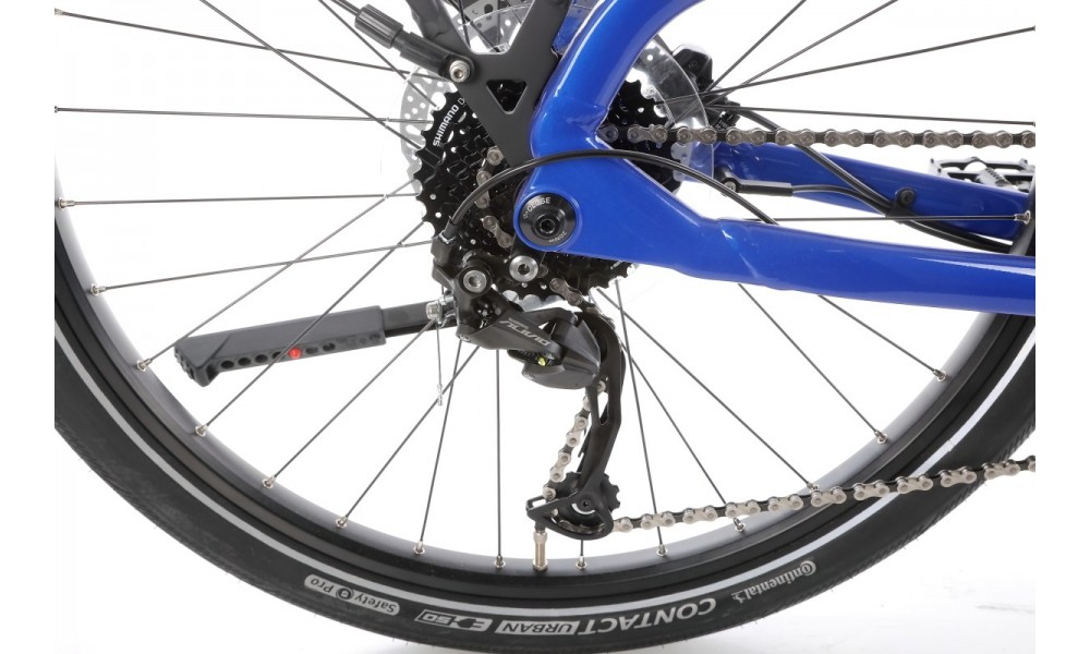 Rower trekkingowy elektryczny Haibike Trekking 4 High - granatowy-czarny