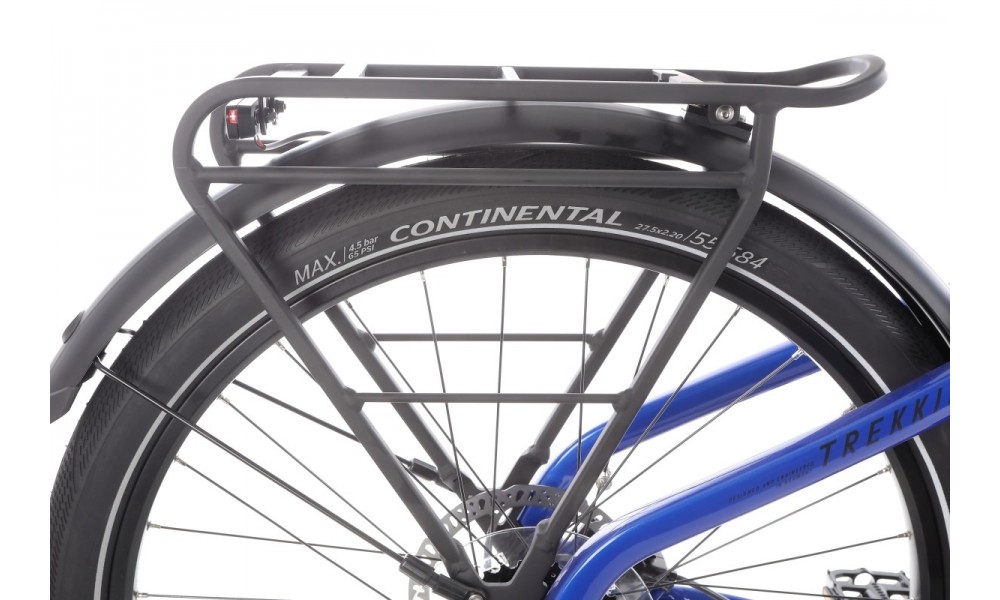 Rower trekkingowy elektryczny Haibike Trekking 4 High - granatowy-czarny