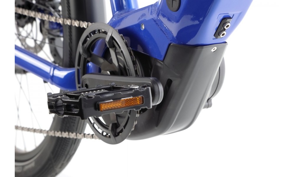 Rower trekkingowy elektryczny Haibike Trekking 4 High - granatowy-czarny