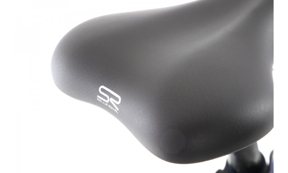 Rower trekkingowy elektryczny Haibike Trekking 4 High - granatowy-czarny