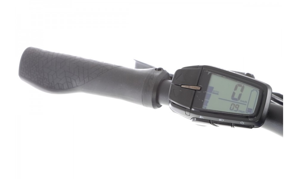 Rower trekkingowy elektryczny Haibike Trekking 4 High - granatowy-czarny