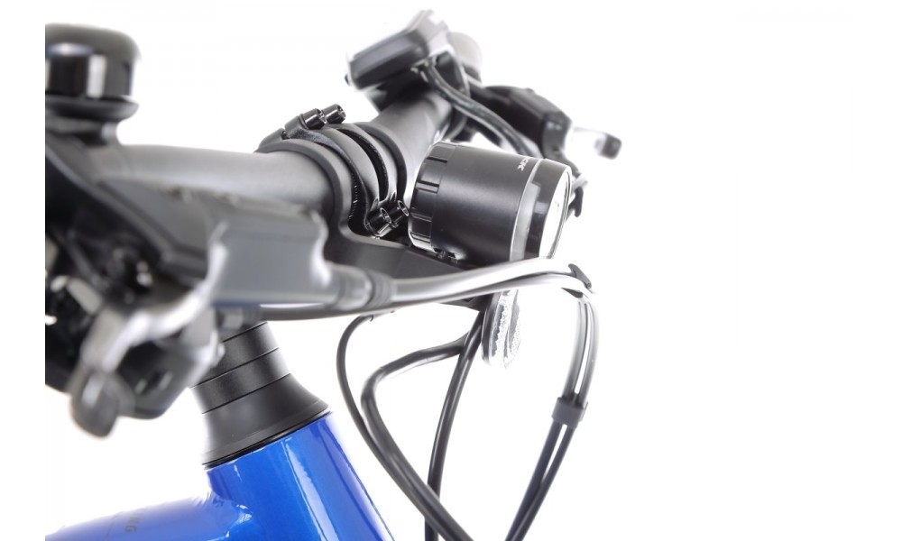 Rower trekkingowy elektryczny Haibike Trekking 4 Mid - granatowy-czarny