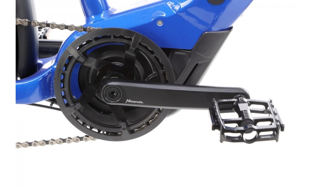 Rower trekkingowy elektryczny Haibike Trekking 4 Mid - granatowy-czarny