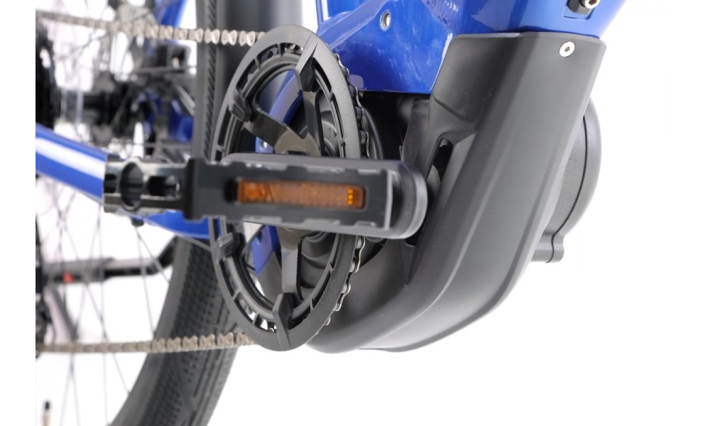 Rower trekkingowy elektryczny Haibike Trekking 4 Mid - granatowy-czarny