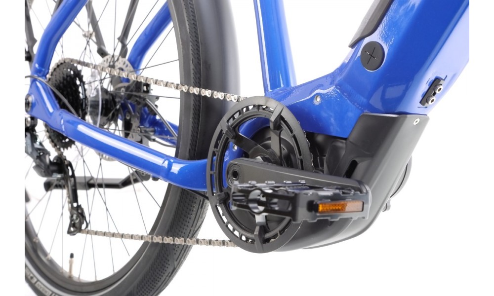 Rower trekkingowy elektryczny Haibike Trekking 4 Mid - granatowy-czarny