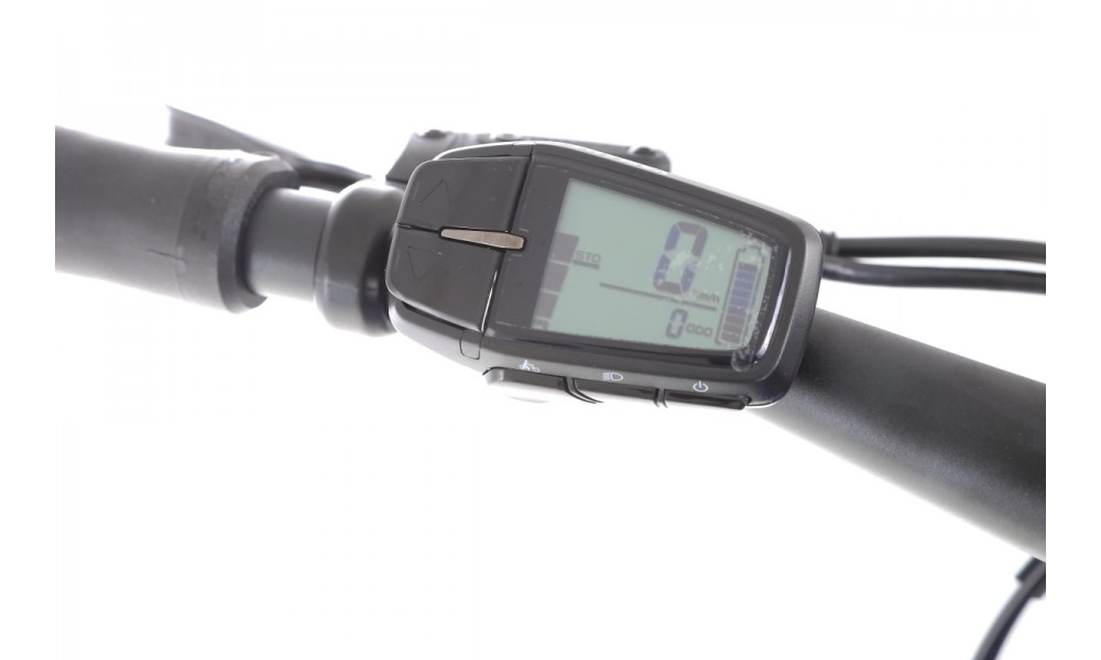 Rower trekkingowy elektryczny Haibike Trekking 4 Mid - granatowy-czarny