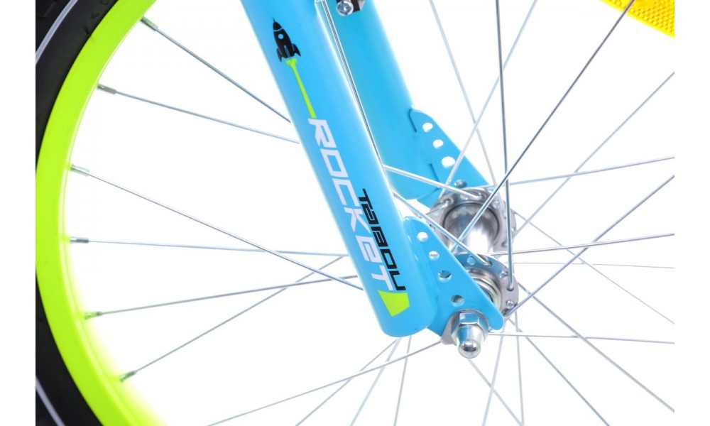 Rower dziecięcy Tabou Rocket Alu 20 - czarny-niebieski