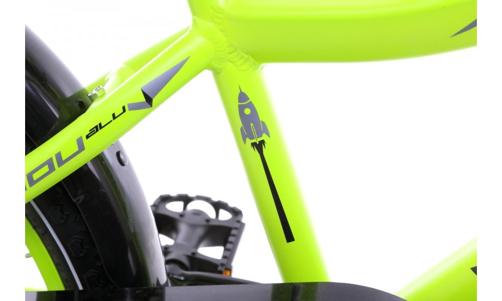 Rower dziecięcy Tabou Rocket Alu 20 - czarny-zielony