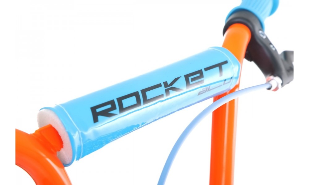 Rower dziecięcy Tabou Rocket Alu 20 - czarny-pomarańczowy