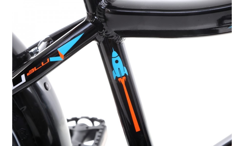 Rower dziecięcy Tabou Rocket Alu 20 - czarny-pomarańczowy