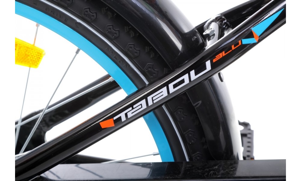 Rower dziecięcy Tabou Rocket Alu 20 - czarny-pomarańczowy