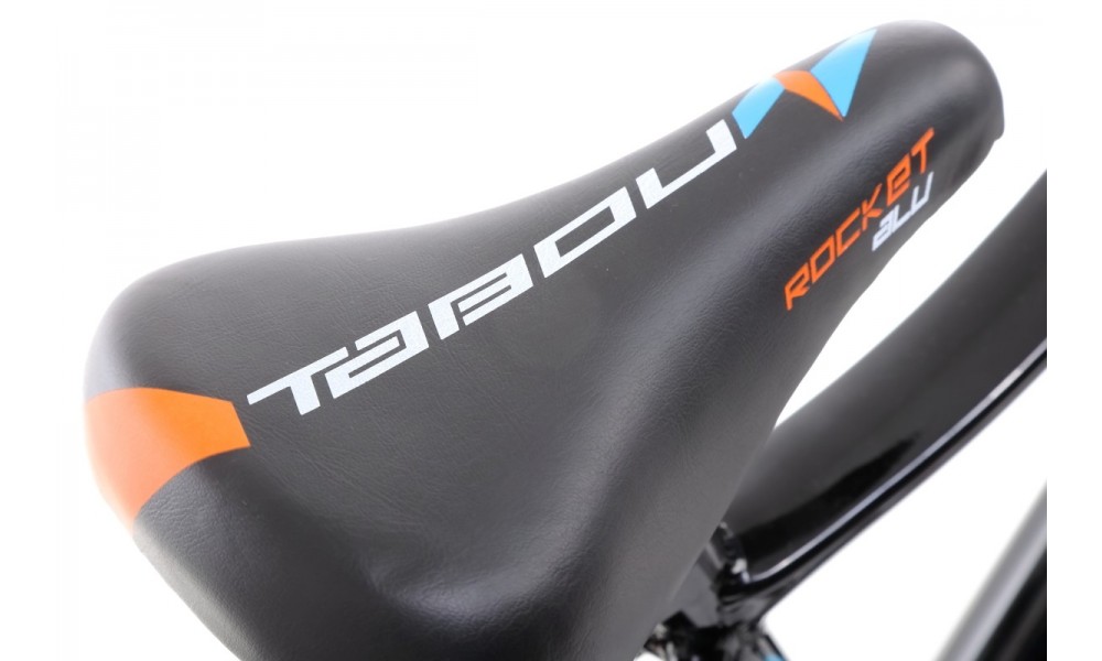 Rower dziecięcy Tabou Rocket Alu 20 - czarny-pomarańczowy