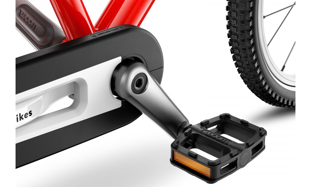 Rower dziecięcy Woom 3 16" - czerwono-biały