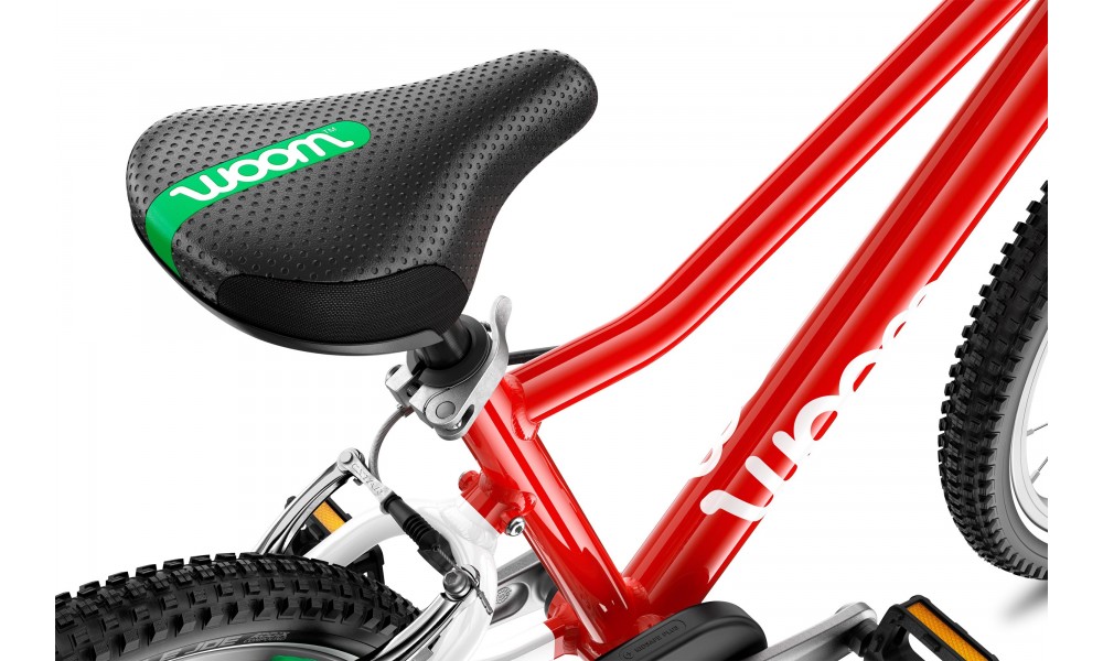 Rower dziecięcy Woom 3 16" - czerwono-biały