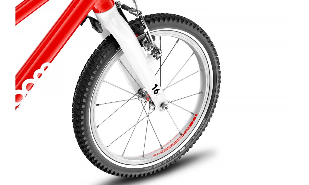 Rower dziecięcy Woom 3 16" - czerwono-biały