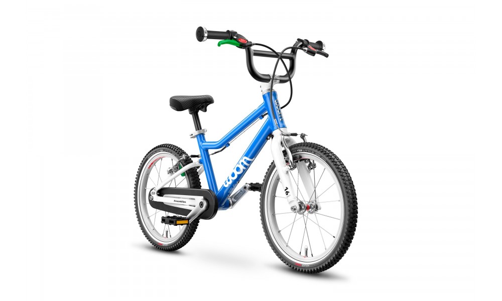 Rower dziecięcy Woom 3 16" - niebiesko-biały