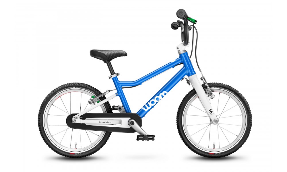 Rower dziecięcy Woom 3 16" - niebiesko-biały